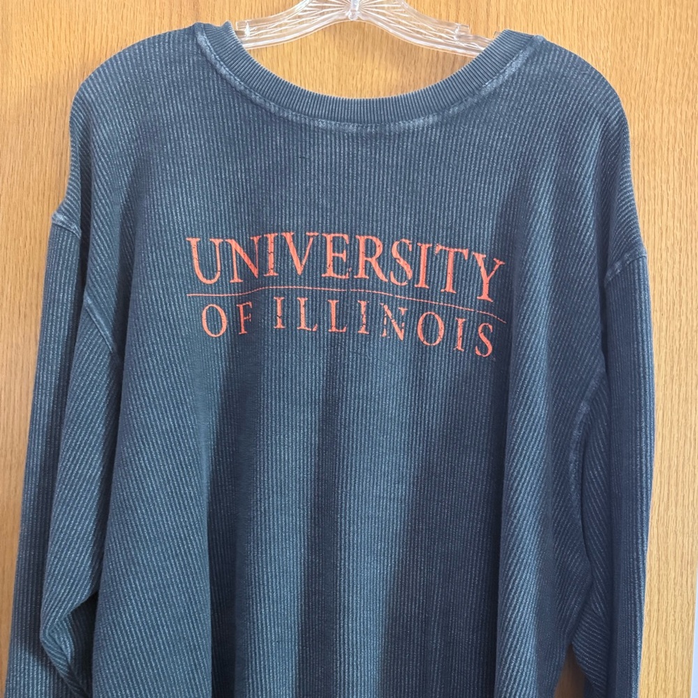 University of Illinois Blue Sweater